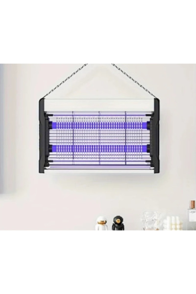 OEM Lampa Electrica Anti Insecte 40W cu 2 Tuburi UV, Acoperire pana la 80 mp,...