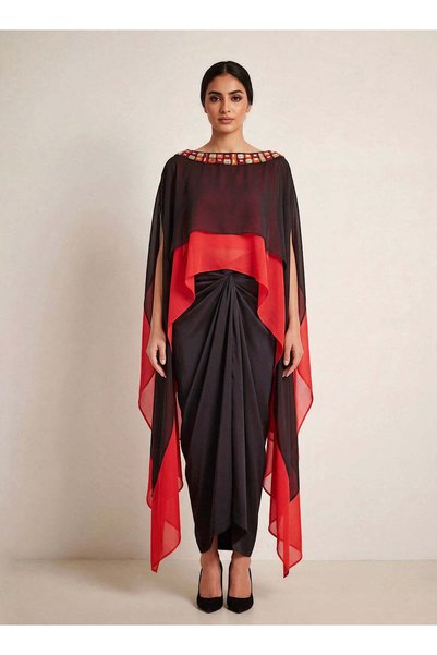 ECSTACY COUTURE Ember Drape skirt