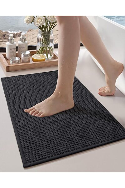 Color Geometry Color&Geometry Chenille Pile Large Bathroom Rugs Upgraded Dens...
