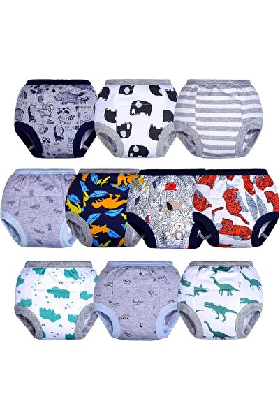 BIG ELEPHANT Potty Training Underwear 10 Packs Absorbent Toddler Training Pan...