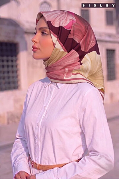 Sisley Silk Satin Scarf-Asm2041-16