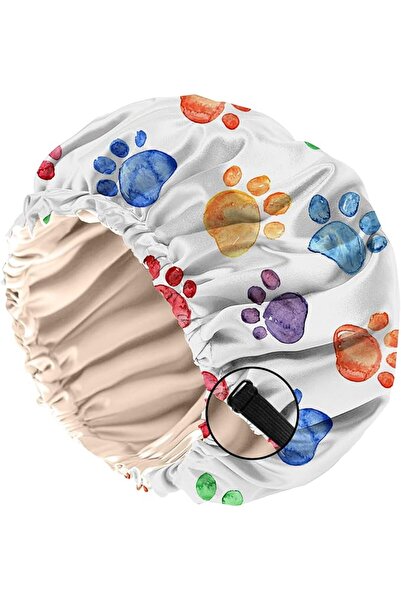 GENERAL Silk Satin Bonnet for Sleeping, Double Layer Elastic Adjustable Reusa...