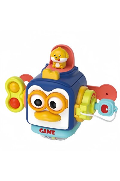 MACVI Cub interactiv 6-în-1 cu activități Montessori — Distracție și învățare...