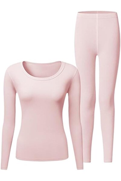 sheful Thermal Underwear for Women, Long Johns Set Long Sleeves Free Cut Flee...