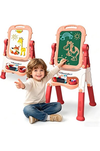 XICEN Children's Drawing Board Toy, Rotating Double-Sided Magnetic Blackboard...