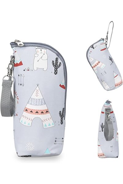 KASTWAVE حقيبة معزولة للزجاجات، سخان زجاجات الحليب، حقيبة محمولة لتخزين حليب ...
