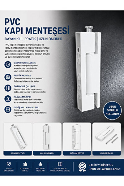 Genel Markalar PVC Kapı menteşesi metal