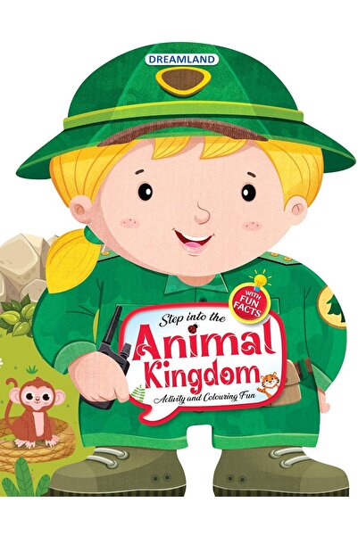 Dreamland Publications Step into the Animal Kingdom- Activity and Colouring F...