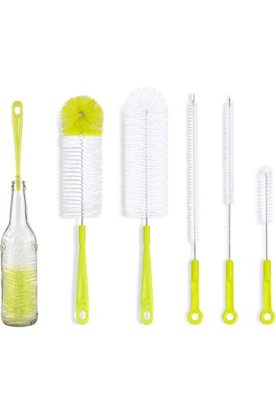 ToolHouse 5PCS Baby Bottle Cleaning Brush Set, Kitchen Cleaning Brush with Cu...