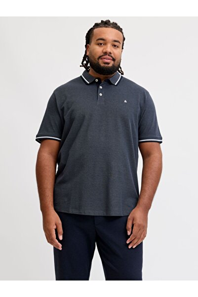 Jack & Jones Plus Πόλο Μεγάλου Μεγέθους Απλό