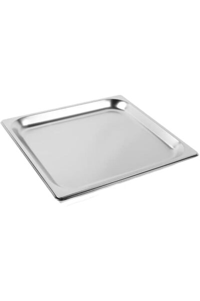 Generic Stainless Steel Gastronorm Food Storage Pan, 20 cm x 35.5 cm x 32. 7 ...