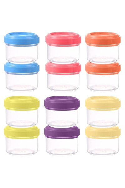 Generic 12 Pack Mini Food Storage Containers with Lids - Small Airtight and L...