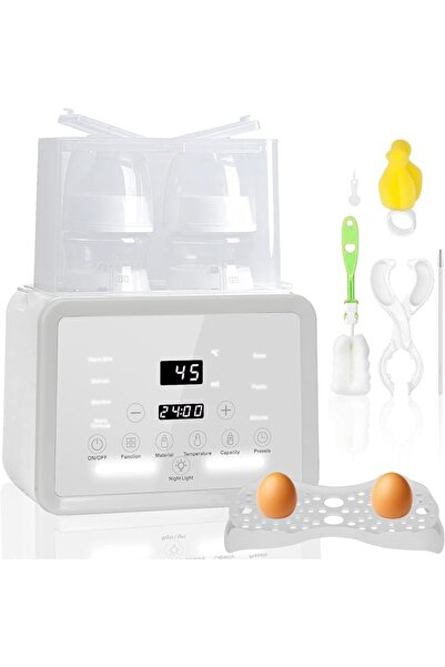 Stanew 9 in 1 Baby Bottle Warmer with LCD Touch and Nightlight, 48H Constant ...