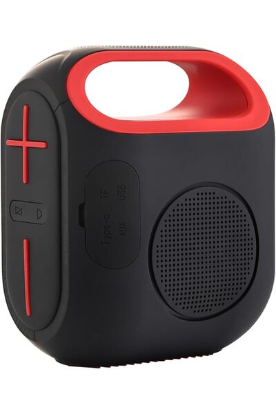 GENERAL Lawazim Waterproof Bluetooth Speaker - 10W Black Color - Portable Wir...