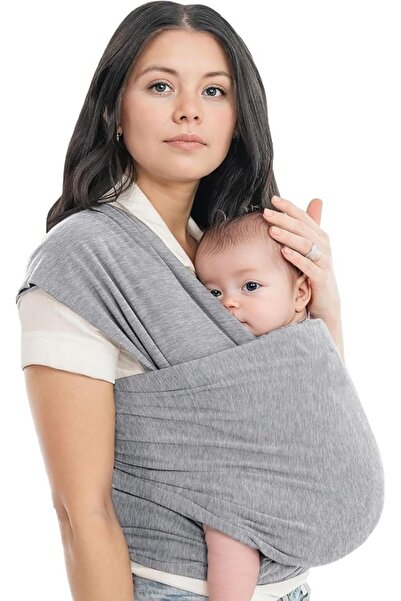 GENERAL Soft Stretchy Baby Wrap Carrier – Hands-Free Ergonomic Sling for Newb...