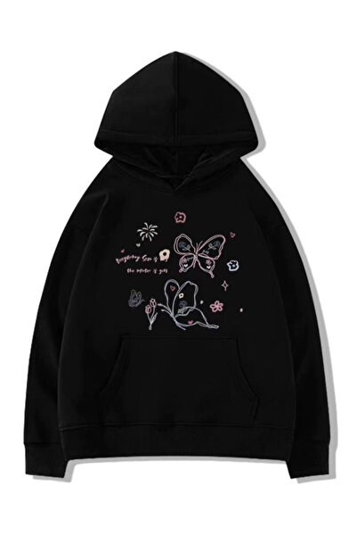 bellanova Unisex Printed Hooded Sweatshirt