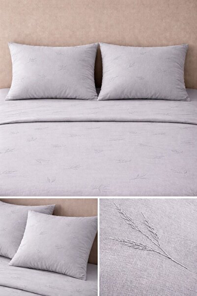 FIRAT RİZE BEZLERİ Rize Bezi Organic Woven Duvet Cover Set Double Size