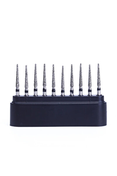 Choice10 TC-11S 10Pcs/Box Dental Diamond Burs Multiple Models Optional Black ...