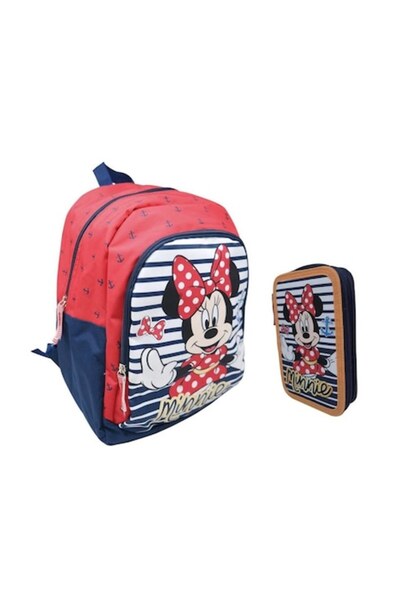 Minnie Mouse Ghiozdan pentru scoala clasa 0-1 Minnie Mouse, multicolor, 36 x ...