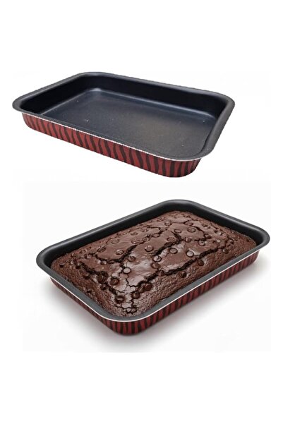 Generic Non-Stick Square Baking Pan 37x29cm | Durable Oven Bakeware for Cakes...
