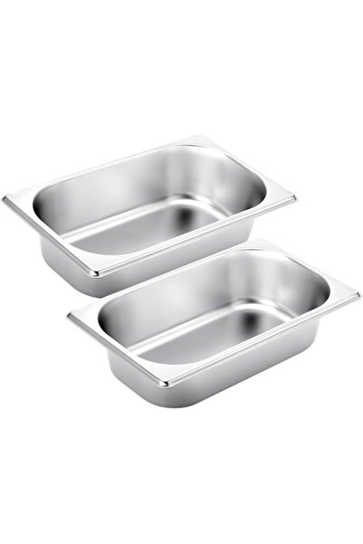 Generic 2 Pack Non-Stick Stainless Steel Loaf Pans 9.5 x 5 Inch - Durable Ove...