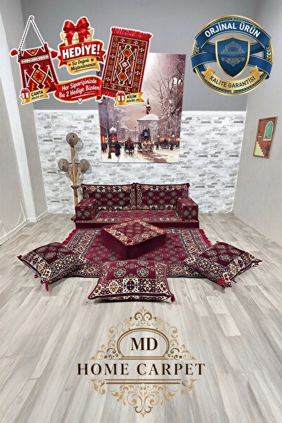 md home carpet Şark Köşesi Oturma Grubu Premium Paket Ev Salon Balkon Oda İçi...