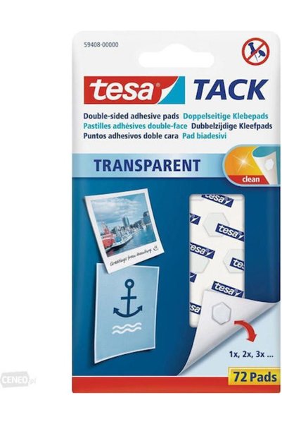 Tesa Ticaret Tesa Αυτοκόλλητη Ταινία Διαφανής 2μx2χιλ. 2 Τεμάχια Κωδικός: 596...