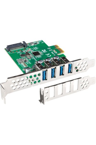 Lanberg Κάρτα PCIe με 4 θύρες USB 3.2 Κωδικός: PCE-US3-004