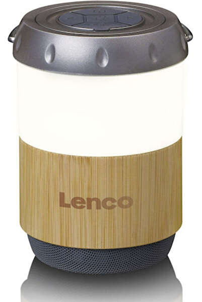 Lenco BTL-030BA Ηχείο Bluetooth 3W με αυτονομία μπαταρίας έως 40 ώρες Μπαμπού...