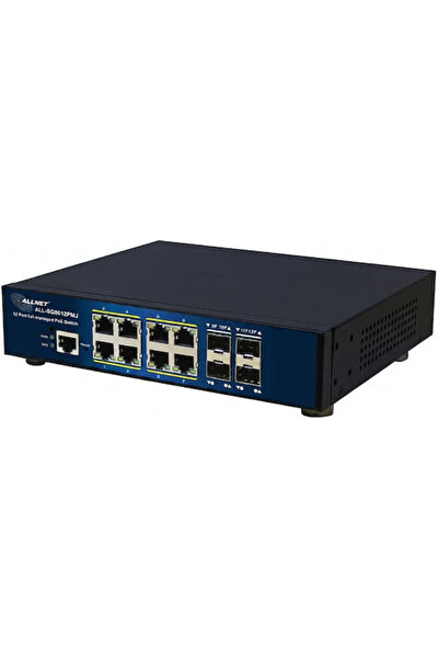 ALLNET v1 L2 PoE+ Διακόπτης με 12 Θύρες Gigabit Ethernet