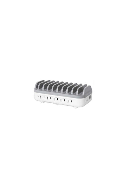 MANHATTAN Σταθμός Φόρτισης με 10 Θύρες Εξόδου USB-C, Παροχή Ισχύος 200W, σε Λ...