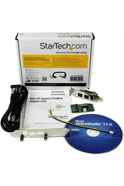 startech Κάρτα PCIe με 3 θύρες Firewire 400 / Firewire 800 Κωδικός: MPEX1394B3