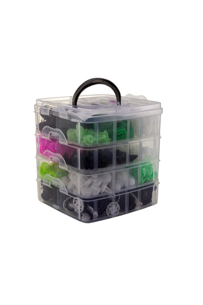 Alista Home Car clip set 475 pieces with upholstery fixing tools universal or...