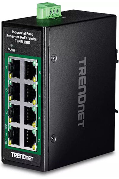 TRENDnet TI-PELC80 Μη διαχειριζόμενος διακόπτης L2 με 8 θύρες Ethernet