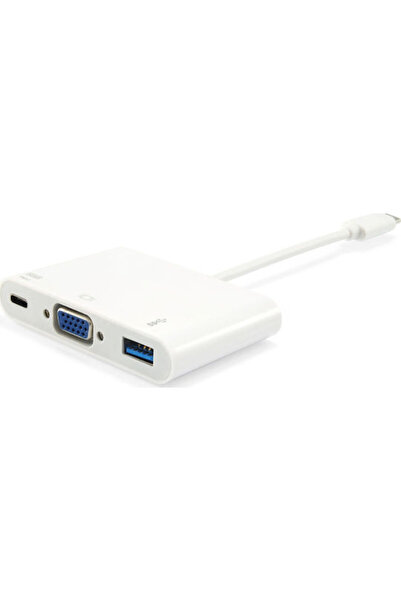 EQUIP Σταθμός σύνδεσης USB-C σε λευκό χρώμα (133462)