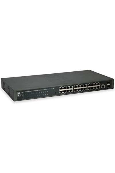 LEVEL ONE GEP-2652 Μη διαχειριζόμενος διακόπτης L2 PoE+ με 26 θύρες Ethernet ...