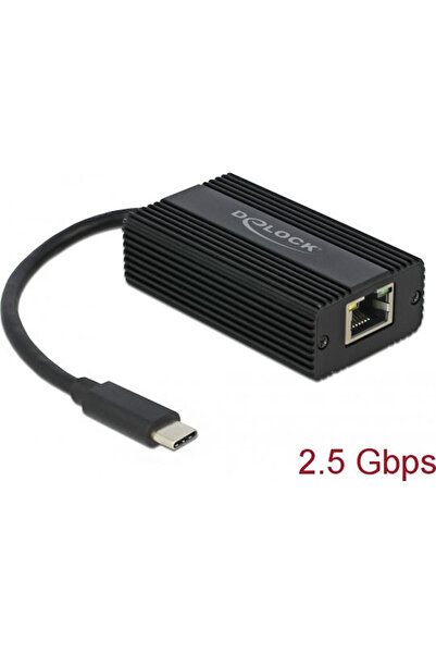 DELOCK 65990 Προσαρμογέας δικτύου USB-C με ενσύρματη σύνδεση Ethernet