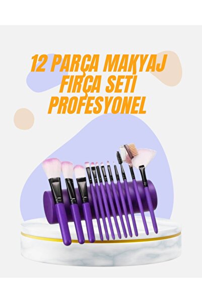 pınaxar 12-Piece Makeup Brush Set with Soft Bristles Providing a Natural Look...