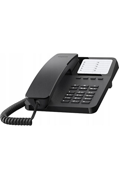 GIGASET Τηλέφωνο γραφείου ενσύρματο Desk 400 Μαύρο S30054-H6538-B101