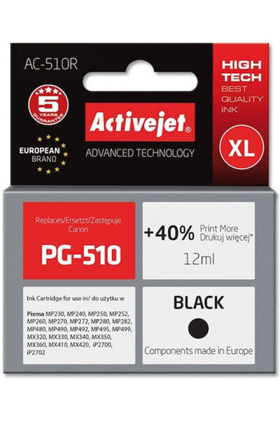 Superbulk Συμβατό μελάνι για εκτυπωτή inkjet Canon PG-560XL Πολλαπλών χρωμάτω...
