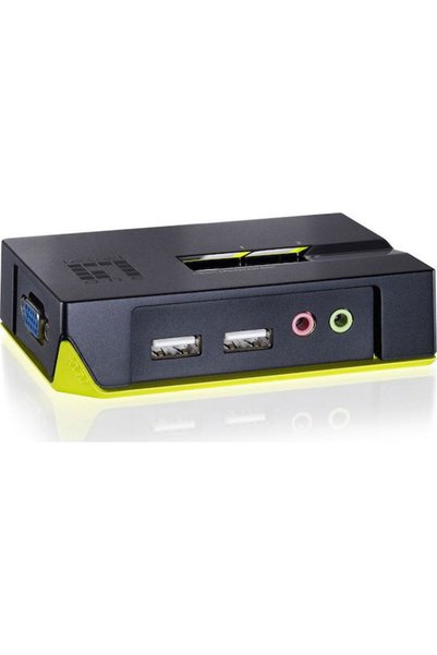 LEVEL ONE KVM-0221 Διακόπτης KVM και Δεδομένων με Ήχο USB 2.0 VGA