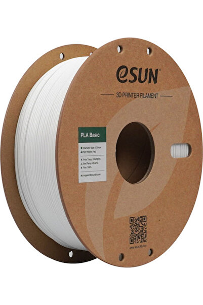 eSun Νήμα εκτυπωτή 3D PLA 1.75mm Λευκό 1kg 1 τεμάχιο σε καρούλι Κωδικός: PLA-...