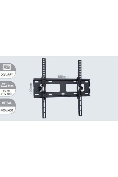 VivoLink VLMW2355T Βάση τοίχου τηλεόρασης έως 50 κιλά Μαύρο