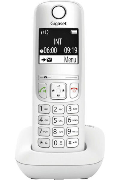 GIGASET AE690 Ασύρματο Τηλέφωνο με Ελληνικό Μενού Λευκό