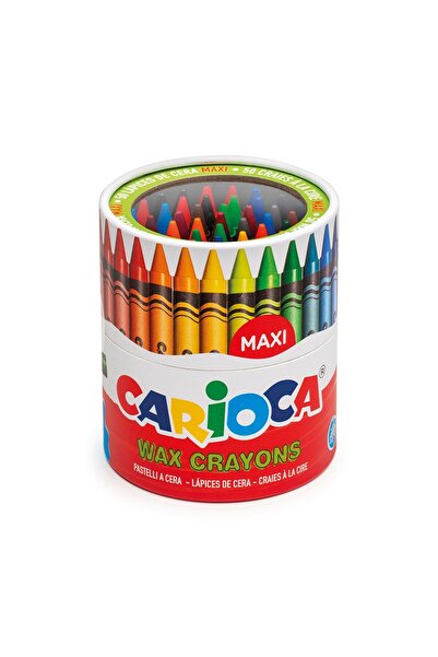 carioca Wax Maxı Yıkanabilir Kalemi 50'Li