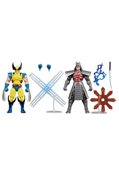 Marvel Hasbro Legends Series Gamerverse Wolverine vs Marvel's Silver Samurai ...