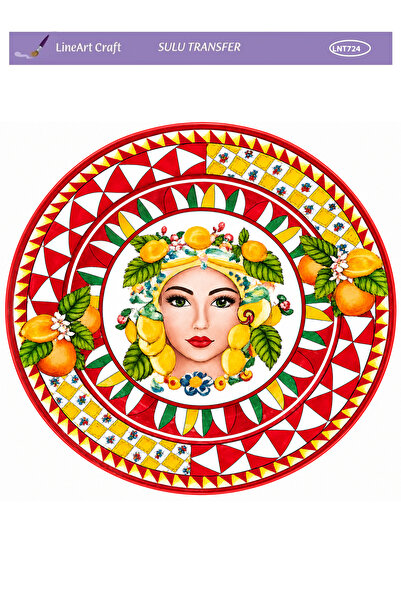 LİNEART Sulu Transfer No:LNT724-25x35cm