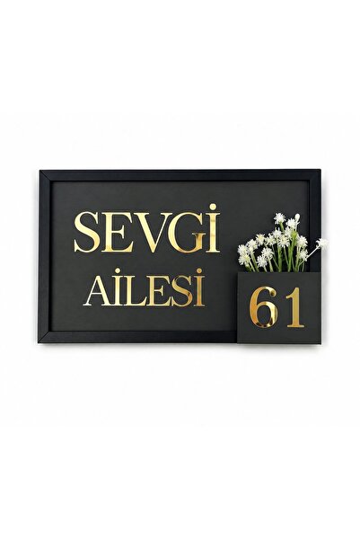 Kişiye özel kapı süsü