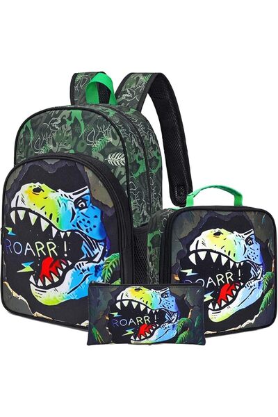 CITYRIYA LONG Kids Backpack, Student Backpacks for Girls Boys, 3 PCS Children...