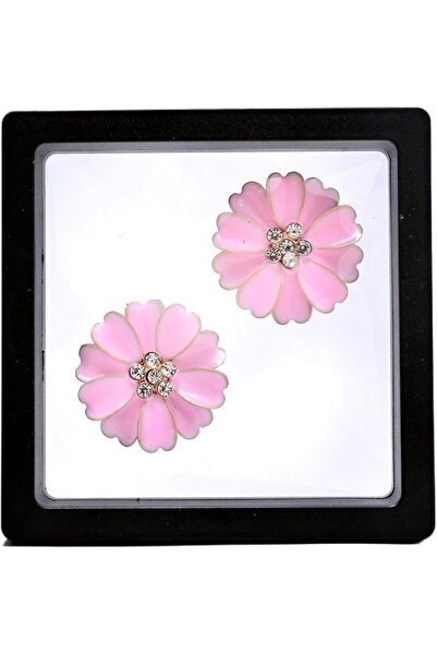 GENERAL Rhinestone Shirt Cufflinks, Set of 2, Floral Decorative Button Covers...